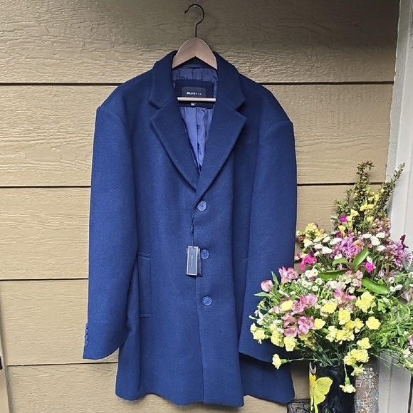 Braveman Other - Braveman Men's Wool Pea Coat Overcoat Xxxl New